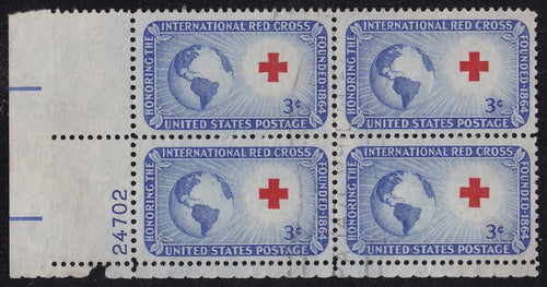 # 1016 (1952) Red Cross - PB, LL #24702, Used, dmg