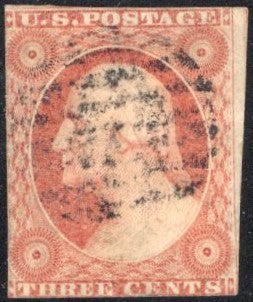 # 10 (1851) Washington - Sgl, Used, grid cancel