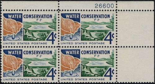 # 1150 (1960) Water Conservation - PB, UR #26600, MNH