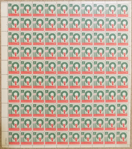 # 1205 (1962) Wreath - Pane, MNH