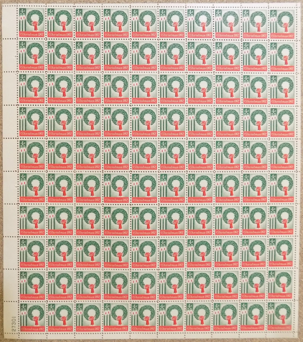 # 1205 (1962) Wreath - Pane, MNH