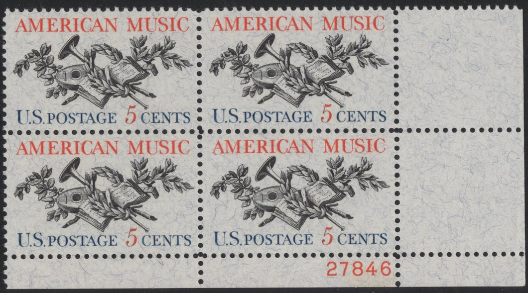 # 1252 (1964) Music - PB, LR #27846, MNH