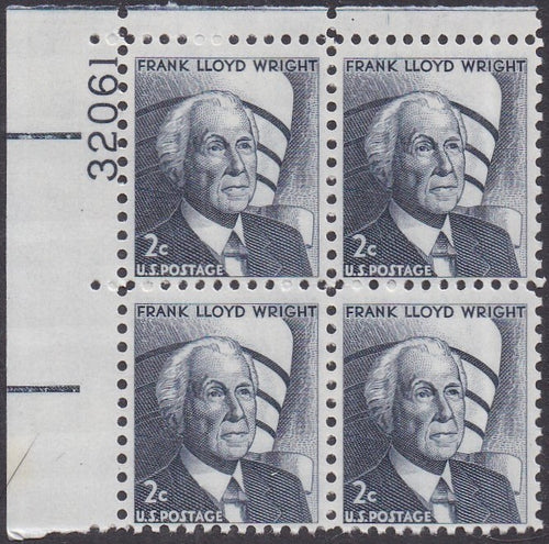 #1280 (1966) Wright - PB, UL #32061, MNH