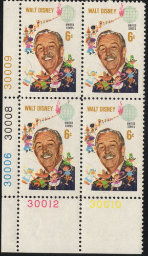 # 1355 (1968) Disney - PB, LL #30006, MNH