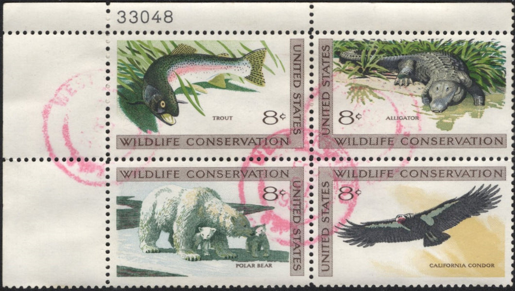 # 1427-30 (1971) Wildlife - PB, UL #33048, Used