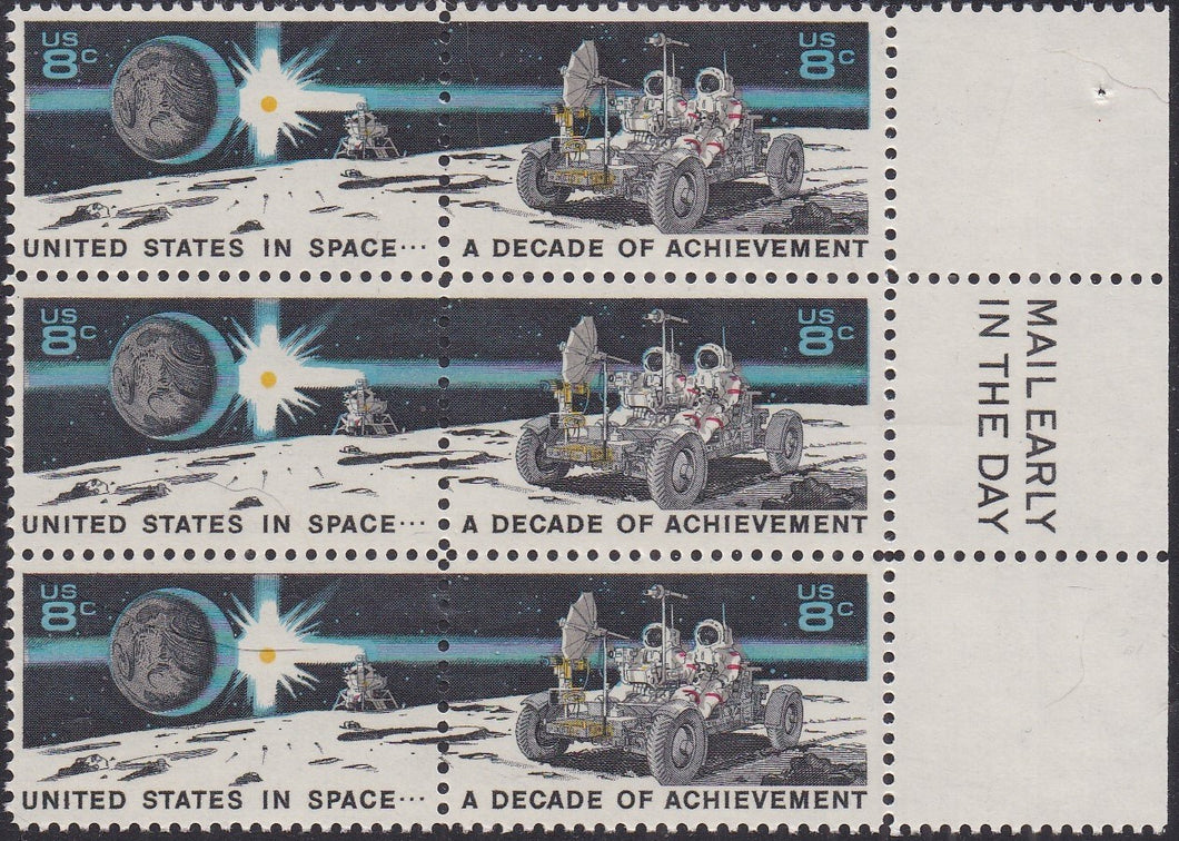 # 1434-35 (1971) Apollo 15 - ME, BK/6, R, MNH