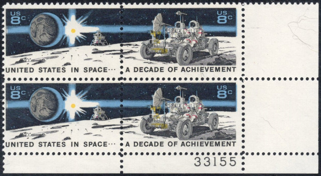 # 1434-35 (1971) Apollo 15 - PB, LR #33155, MNH