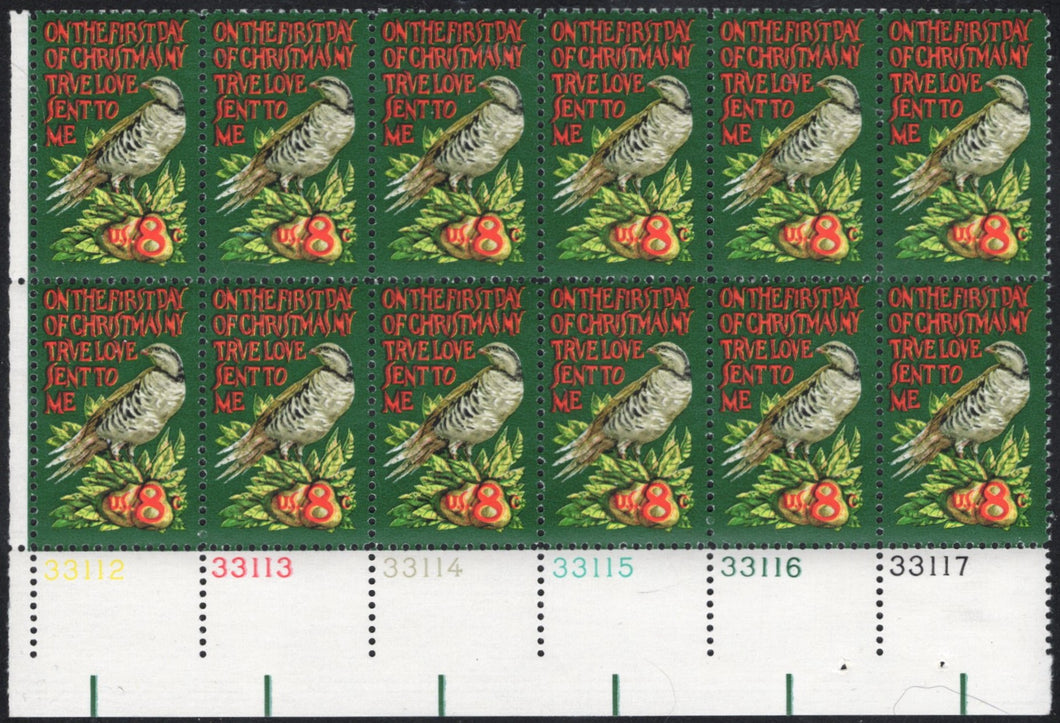 # 1445 (1971) Partridge in Pear Tree - PB/12, LL #33117, MNH