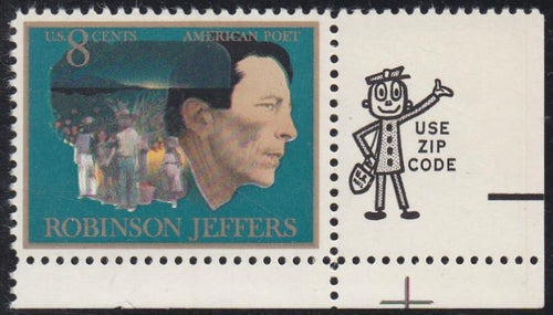 # 1485 (1973) Jeffers - Mr. Zip, Sgl, LR, MNH