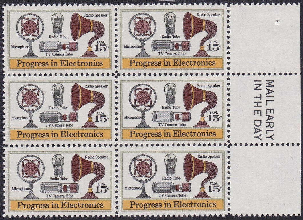 # 1502 (1973) Transistors / Circuit Board - ME, BK/6, R, MNH