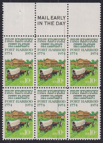 # 1542 (1974) Fort Harrod - Mail Early, BK/6, T, MNH