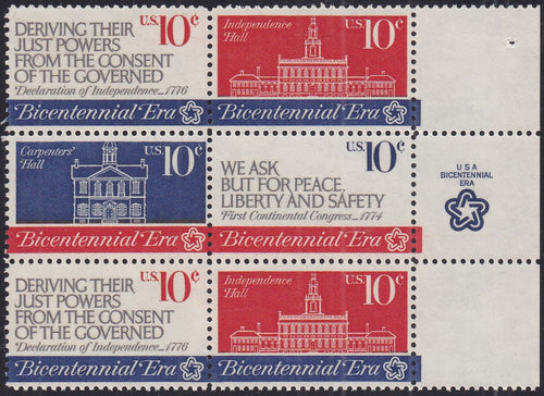 # 1543-46 (1974) Continental Congress - Symbol, BK/6, R, MNH