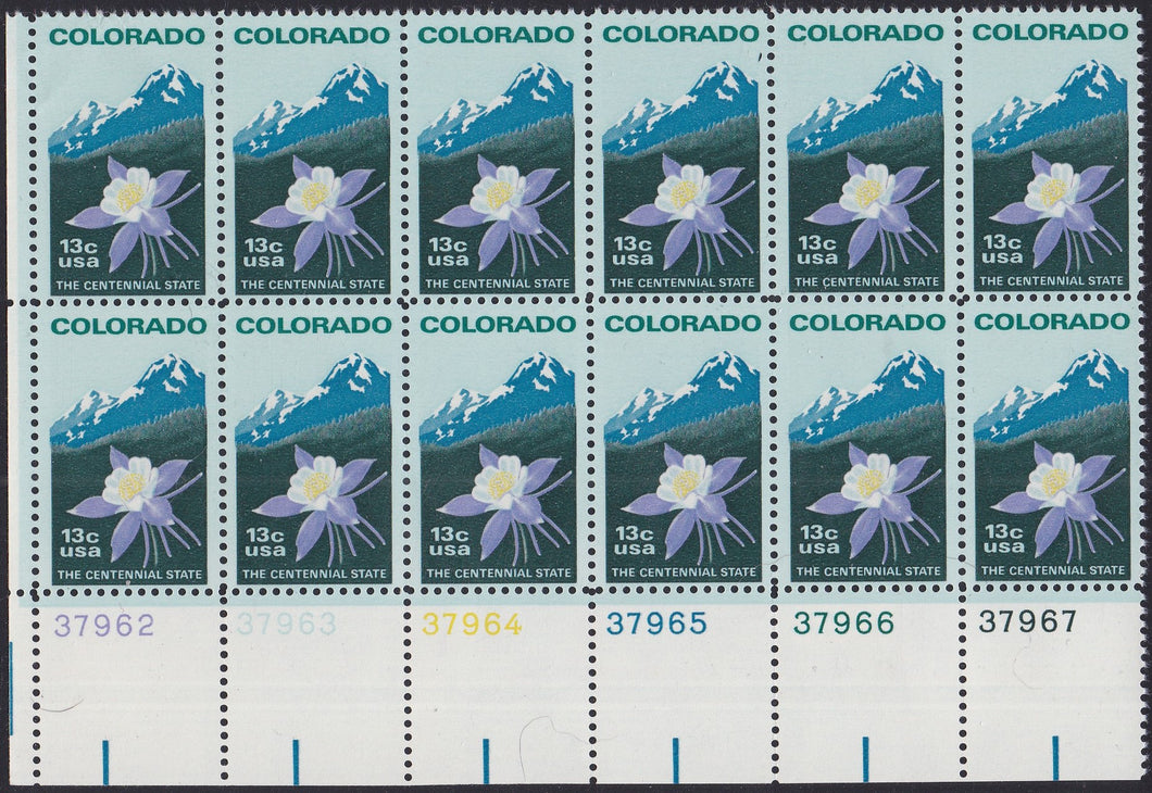 # 1711 (1977) Colorado, perf 11 x 11 - PB/12, LL #37967, MNH