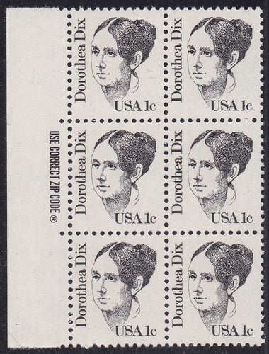 # 1844 (1983) Dix, SB tag, perf 11.2 - Zip BK/6, L, MNH