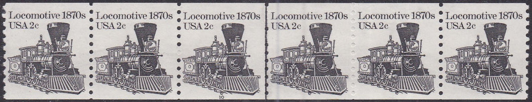 # 1897A (1982) 1870's Locomotive - PS/6, #10, XF MNH