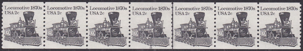 # 1897A (1982) 1870's Locomotive - PS/7, #10, XF MNH