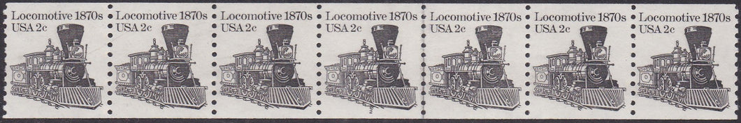 # 1897A (1982) 1870's Locomotive - PS/7, #2, XF MNH