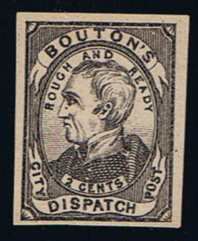 # 18L1 (1848) Bouton’s Local Post - Sgl, 2nd Reprint