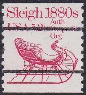 # 1900a (1983) 1880's Sleigh, Precancel - Coil sgl, XF MNH