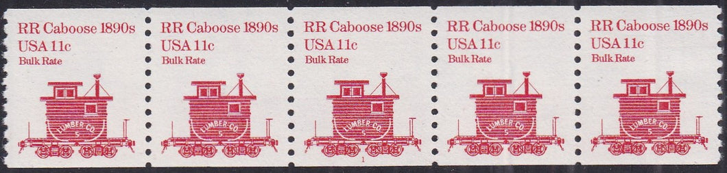 # 1905 (1984) 1890's RR Caboose - PS/5, #1, XF MNH