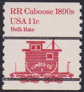 # 1905a (1984) 1890's Caboose, Precancel, with Lines - Coil sgl, XF MNH