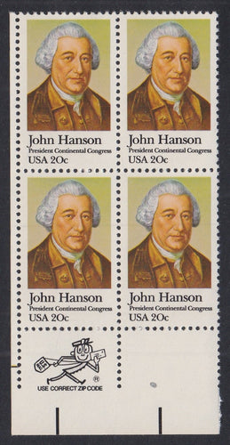 # 1941 (1981) Hanson - Mr. Zip, BK/4, LL, MNH