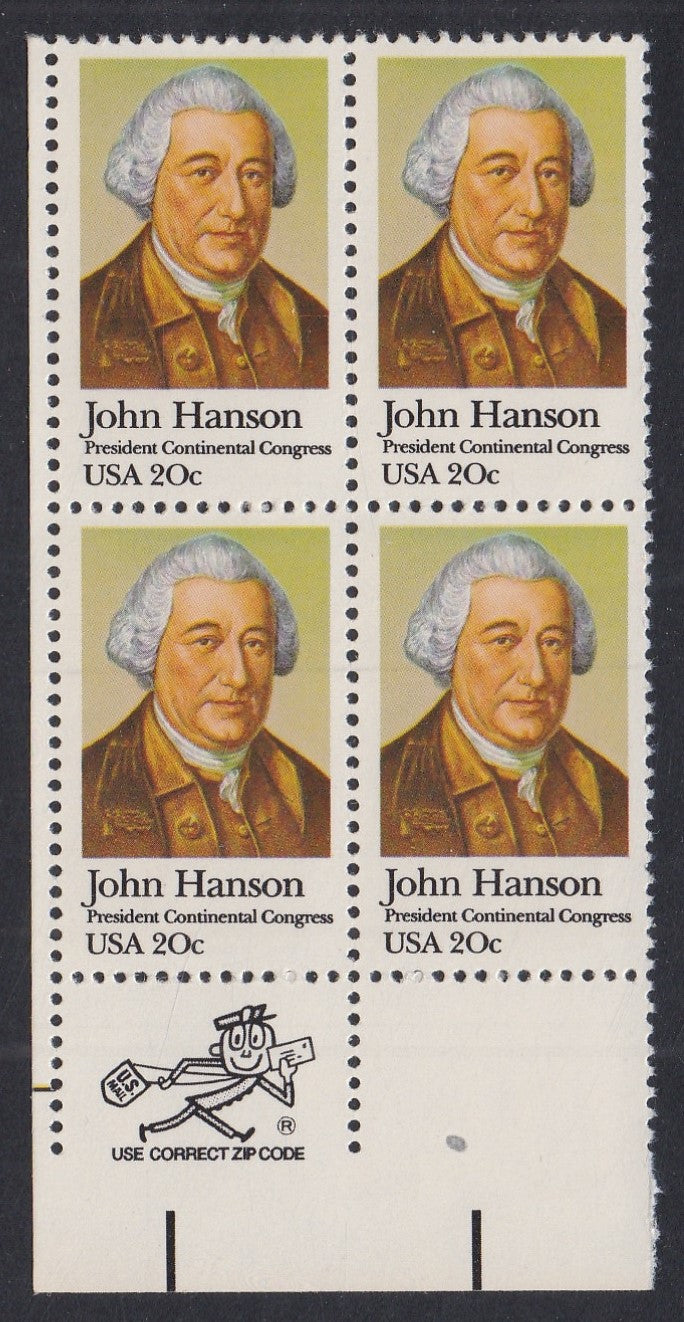 # 1941 (1981) Hanson - Mr. Zip, BK/4, LL, MNH