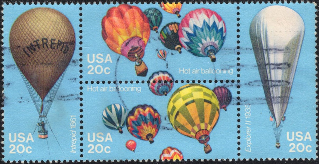 # 2032-35 (1983) Balloons - Mr. Zip, BK/4, Used