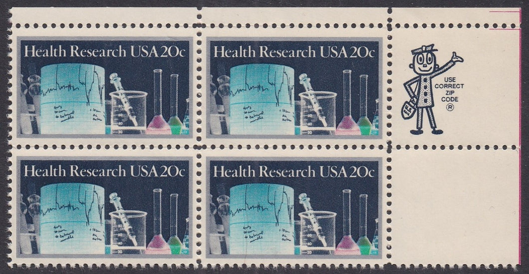 # 2087 (1984) Health Research - Mr. Zip, BK/4, UR, MNH