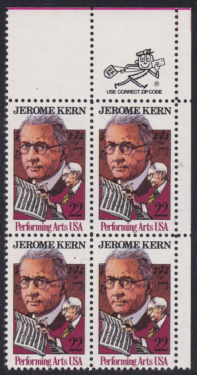 # 2110 (1985) Kern - Mr. Zip, BK/4, UR, MNH