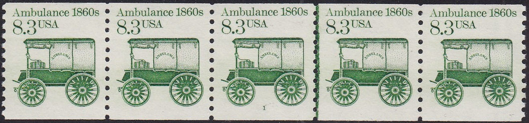 # 2128 (1985) 1860's Ambulance - PS/5, #1, VF MNH (PNC)