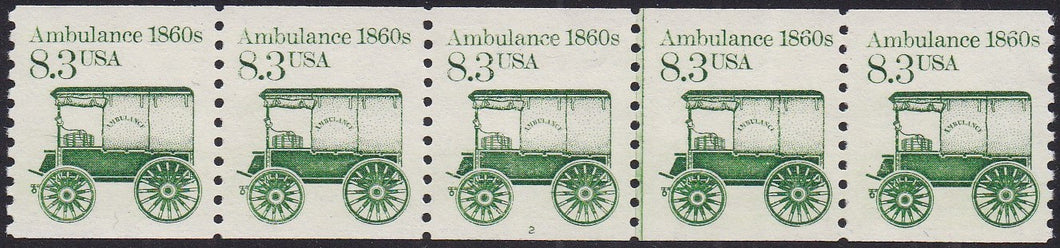 # 2128 (1985) 1860's Ambulance - PS/5, #2, VF MNH (PNC)