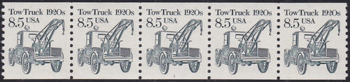 # 2129 (1987) 1920's Tow Truck - PS/5, #1, XF MNH