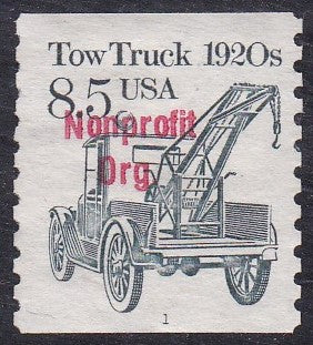 # 2129a (1987) 1920's Tow Truck, Precancel - PS/1, #1, Used [1]