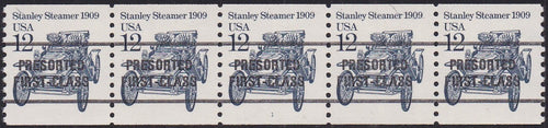 # 2132b (1987) 1909 Stanley Steamer, Precancel, Type II - PS/5, #1, FVF MNH (PNC)