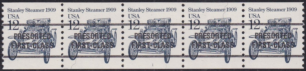 # 2132b (1987) 1909 Stanley Steamer, Precancel, Type II - PS/5, #1, XF MNH