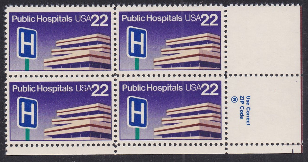 # 2210 (1986) Hospitals - Zip Code, BK/4, LR, MNH