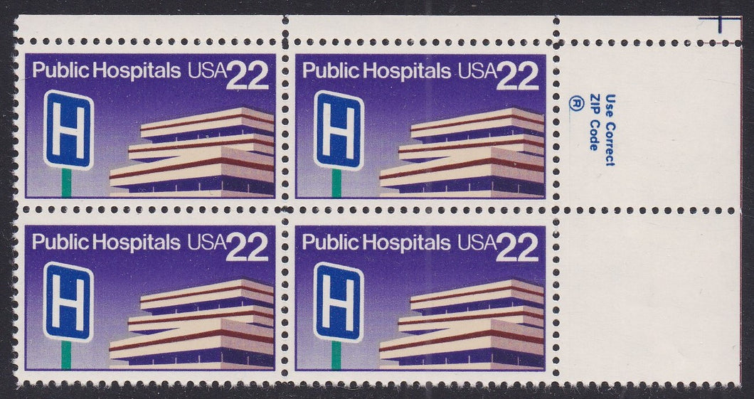 # 2210 (1986) Hospitals - Zip Code, BK/4, UR, MNH