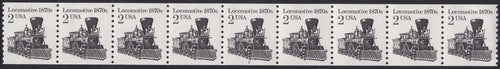 # 2226a (1987) 1870's Locomotive, DG, Not Tag - PS/9, #2, VF MNH