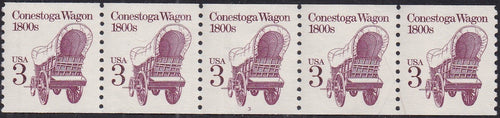 # 2252 (1988) 1800's Conestoga Wagon, DG, Not Tag - PS/5, #3, XF MNH