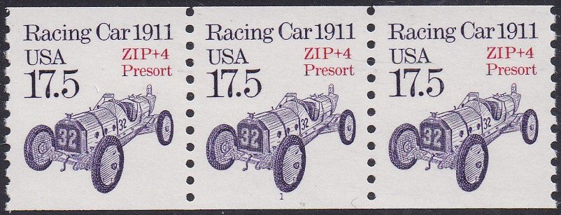 # 2262a (1987) 1911 Racing Car, Not Tagged - PS/3, #1, VF MNH (PNC)