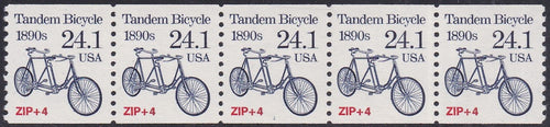 # 2266 (1988) 1890's Tandem Bicycle, Not Tagged - PS/5, #1, XF MNH