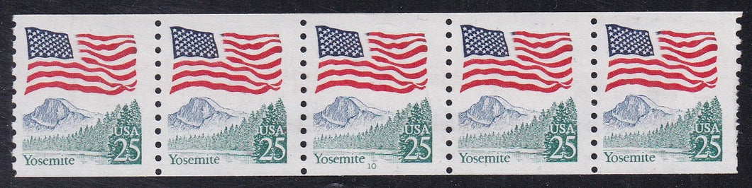 # 2280a (1989) Flag over Yosemite, MP Tagged - PS/5, #10, VF MNH