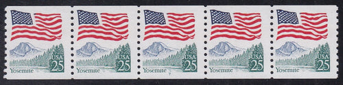 # 2280a (1989) Flag over Yosemite, MP Tagged - PS/5, #7, FVF MNH