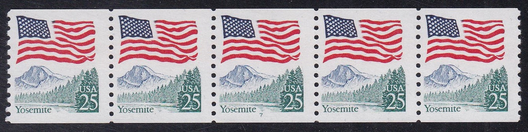 # 2280a (1989) Flag over Yosemite, MP Tagged - PS/5, #7, FVF MNH