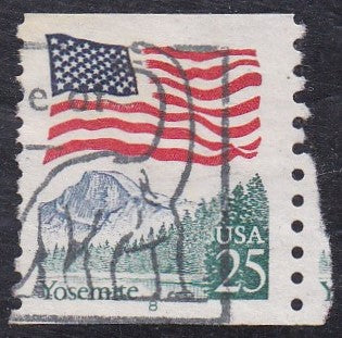 # 2280a (1989) Flag over Yosemite, MP Tagged - PS/1, #8, Used