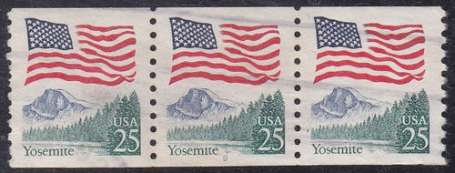 # 2280a (1989) Flag over Yosemite, MP Tagged - PS/3, #9, Used