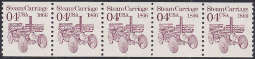 # 2451 (1991) 1866 Steam Carriage, OA Tagged - PS/5, #1, XF MNH