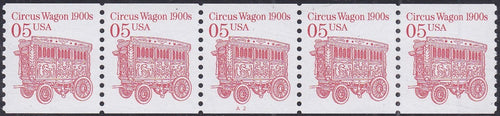 # 2452B (1992) 1900's Circus Wagon, LGG, Not Tag - PS/5, #A2, XF MNH