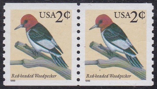 # 3045 (1999) Woodpecker - Coil pr, XF MNH